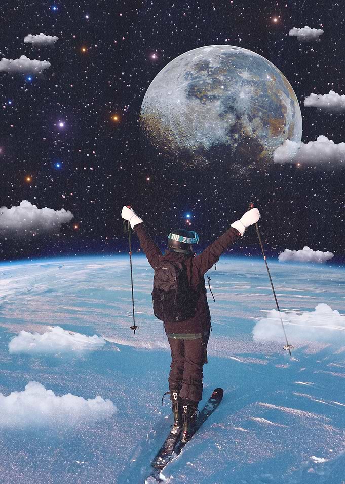Skiing in Space