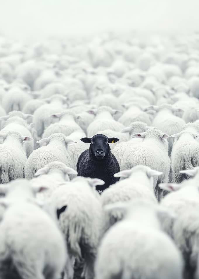 Black Sheep Among White