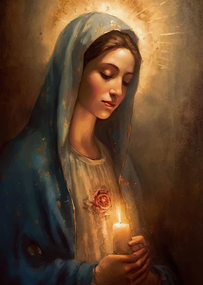 Virgin Mary Painting