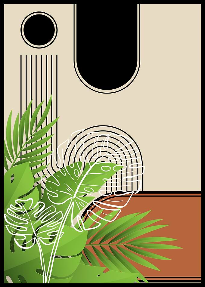 Tropical Abstract Art