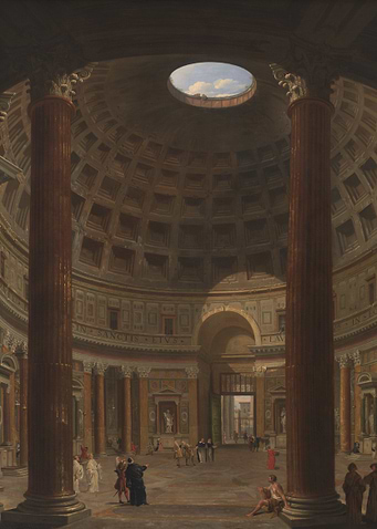 Pantheon Interior Painting