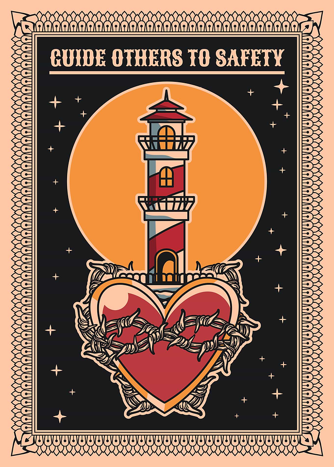 Guide to Safety tattoo