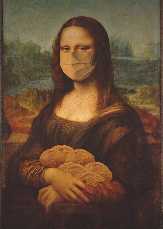 Mona Lisa with Mask