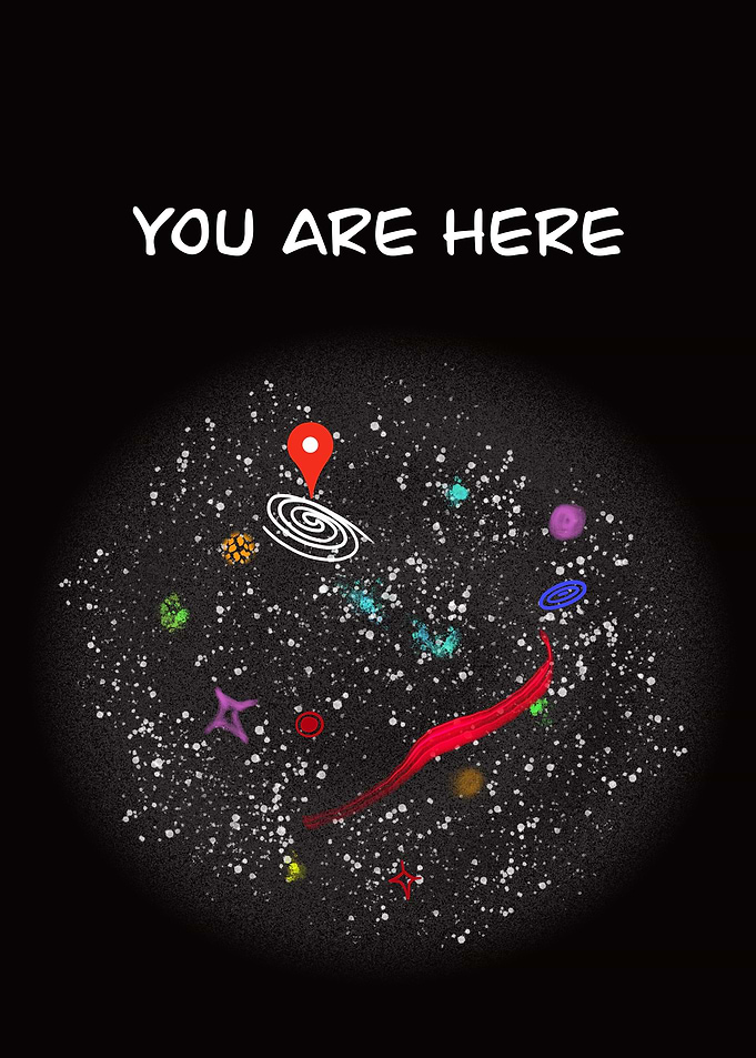 You Are Here Galaxy