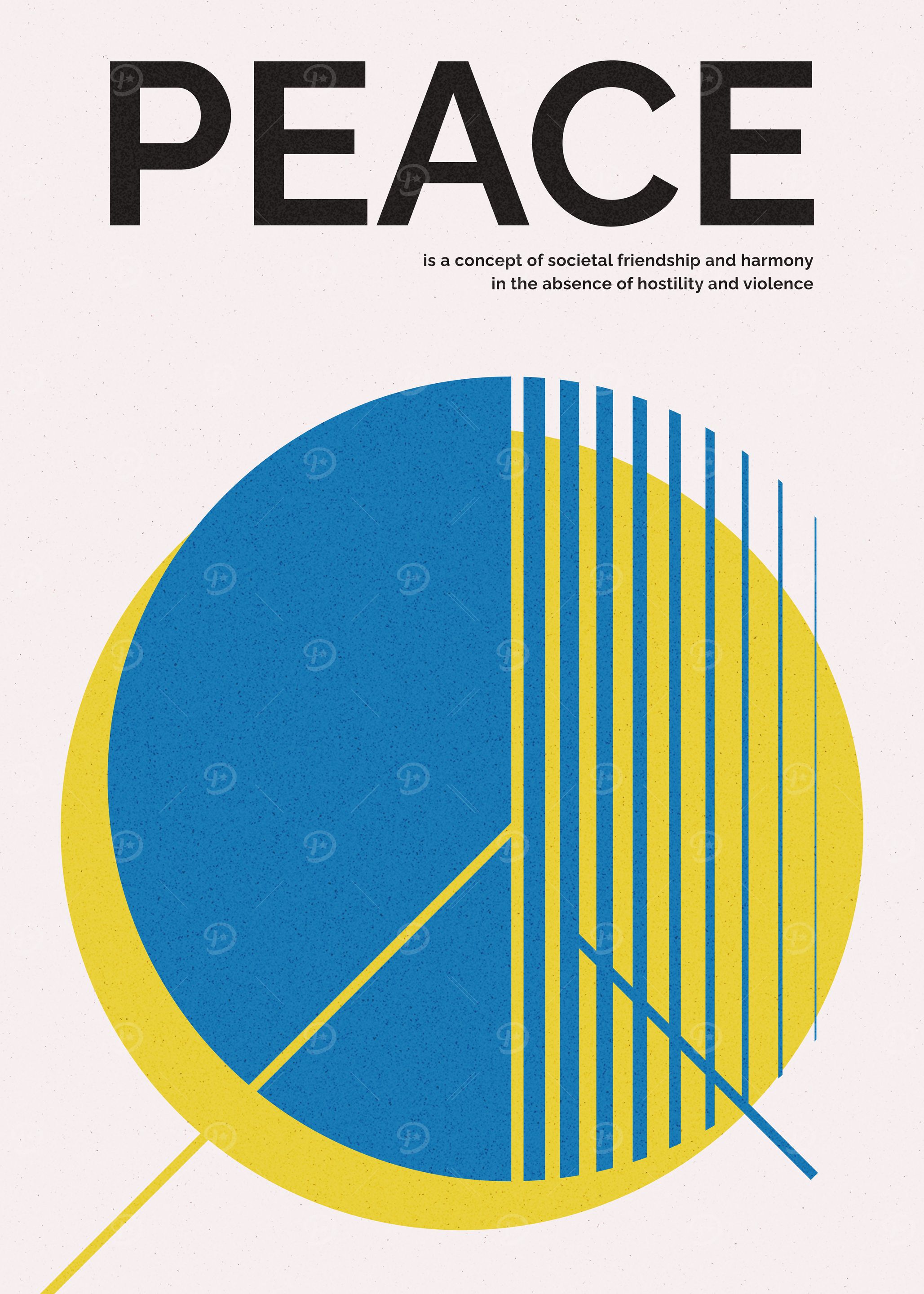 Peace Symbol Abstract Art