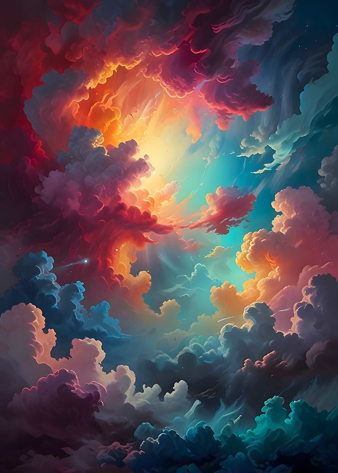 Aurora in the Clouds