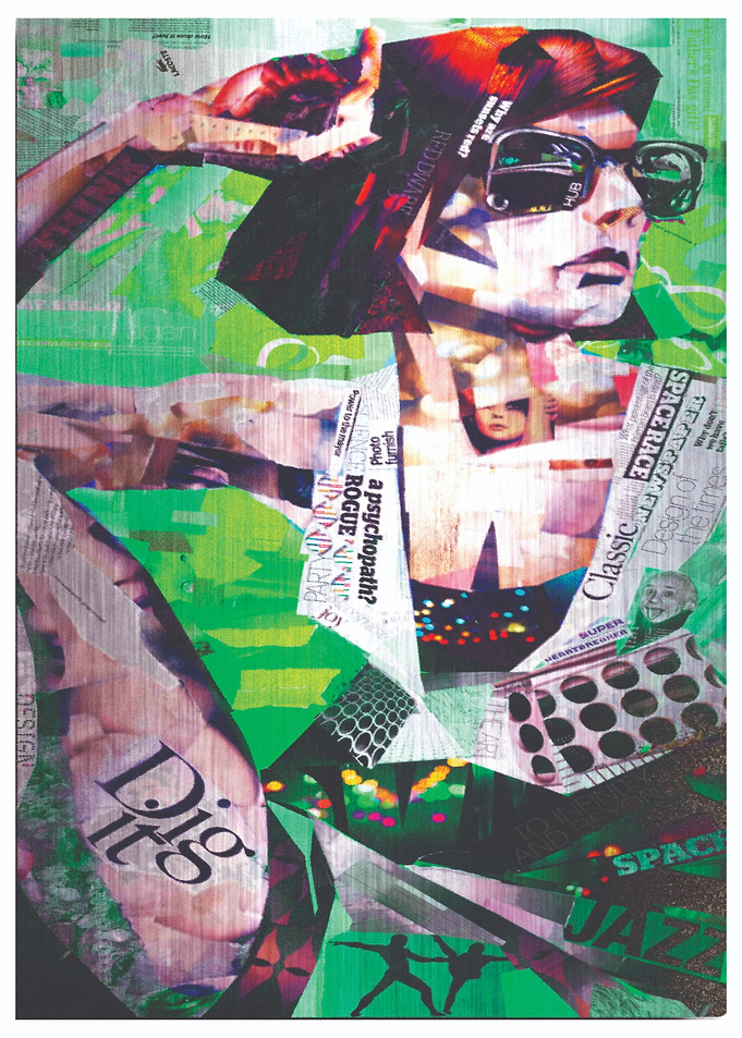 Collage Art with Sunglasses