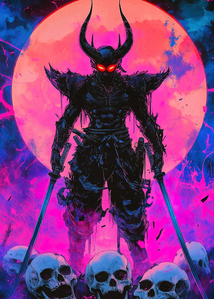 Demonic Samurai Warrior