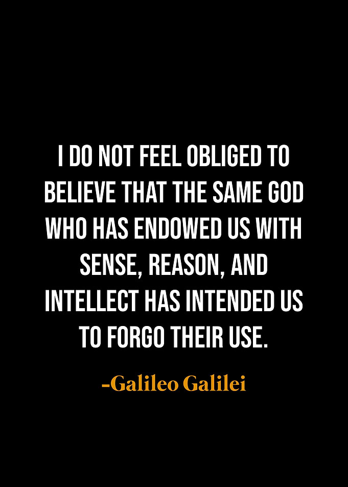 Galileo Galilei quotes