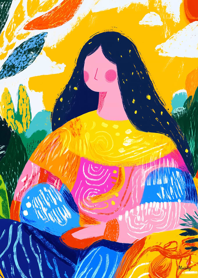 Vivid Fauvist Vision of The Mona Lisa