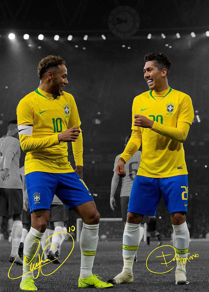 Neymar Jr And Roberto Firmino