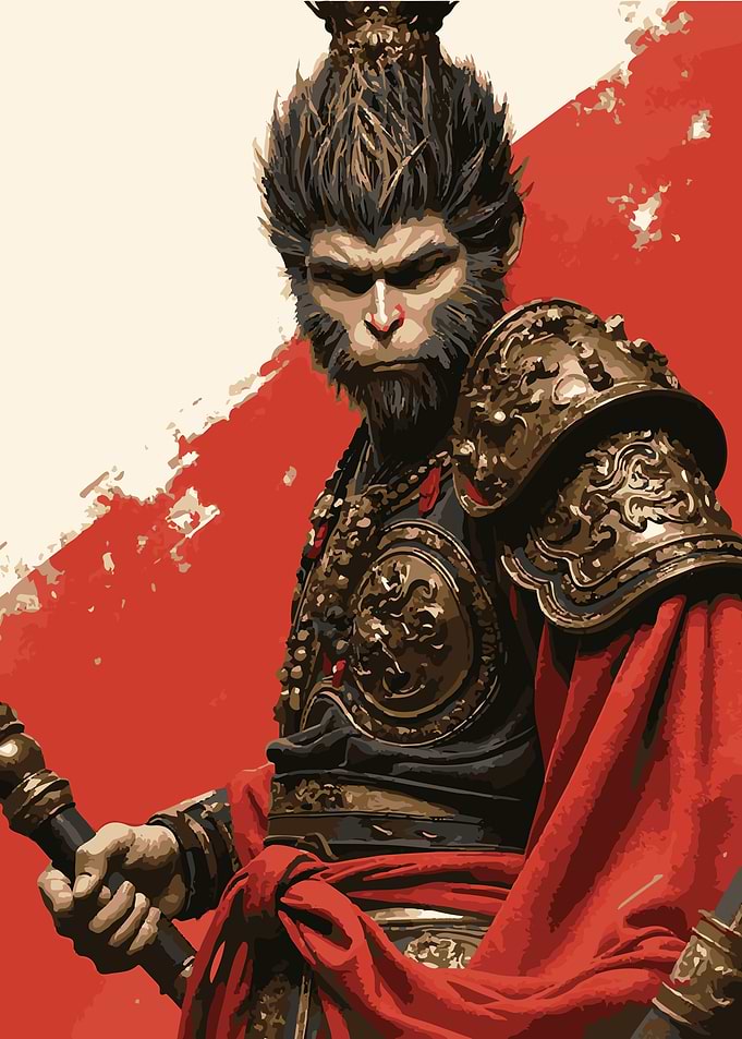 Monkey King Digital Art