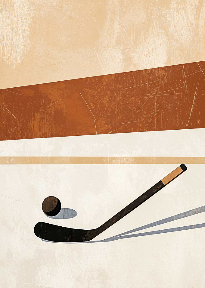 Hockey Stick and Puck