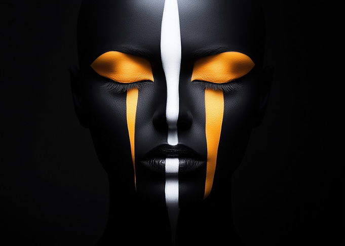 Abstract Face Art
