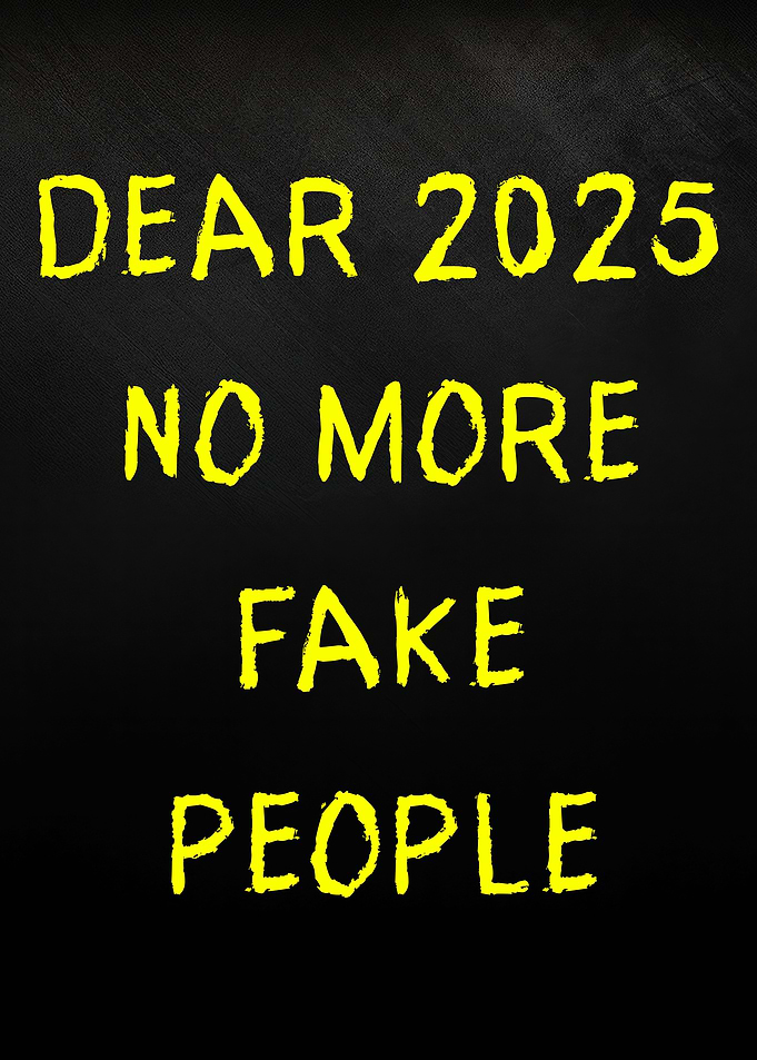 2025 No Fake People