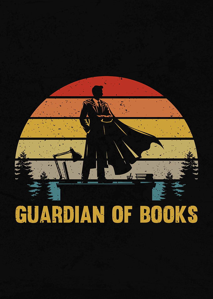 Guardian of Books Funny Librarian