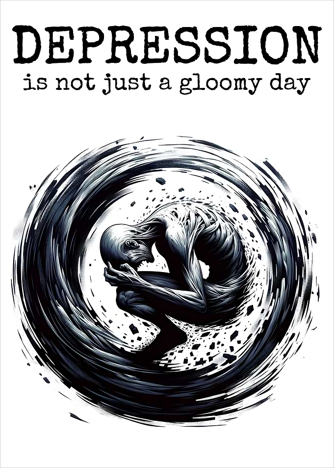 Depression Art Print