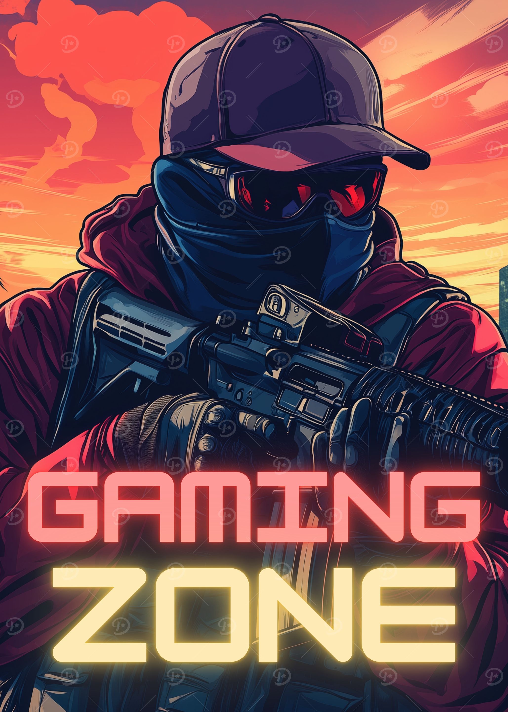 Gaming Zone – Urban Operative Gamer Art