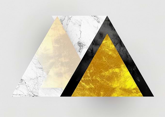 Gold and Marble Triangles