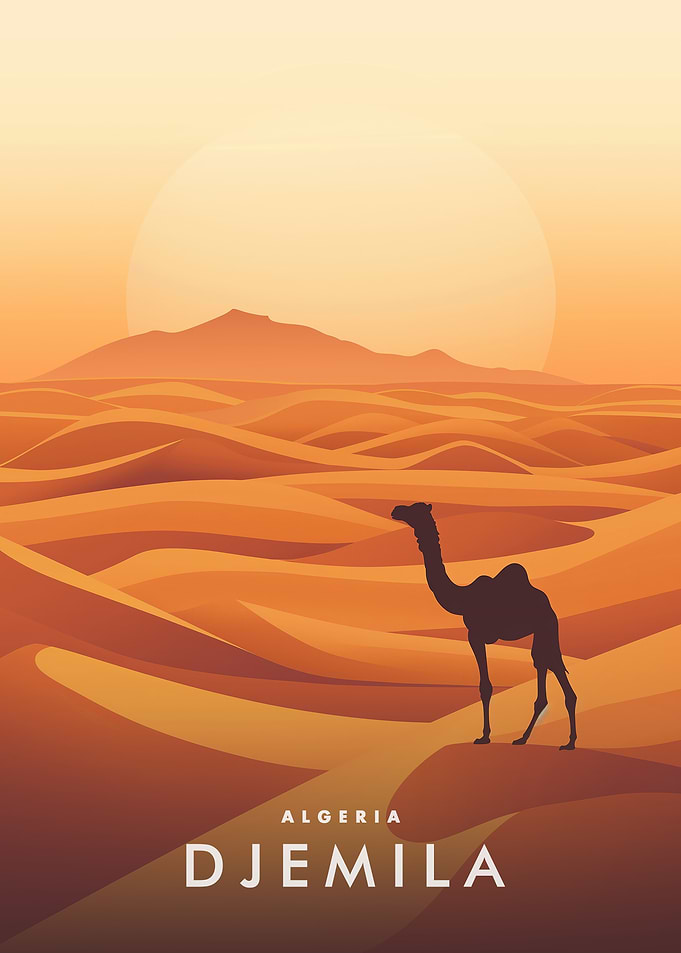 Djemila Algeria Desert