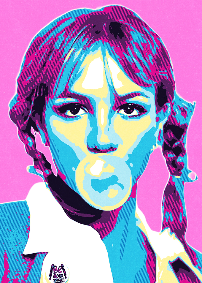 Britney Spears Retro Style