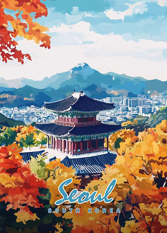 Seoul Cityscape with Pagoda