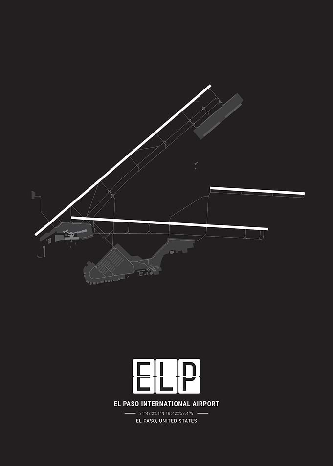 El Paso Airport Layout