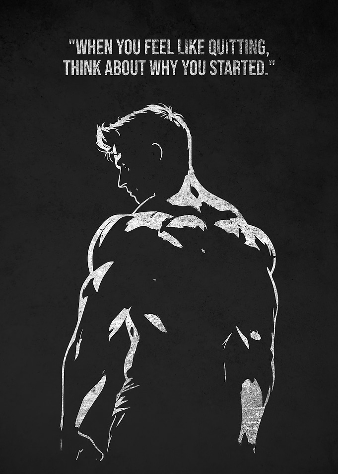 Motivational Think Why You Started Quote