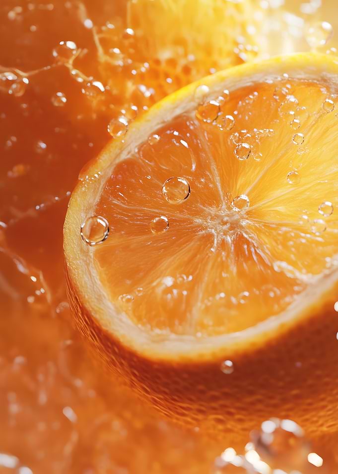 Orange Slice in Water