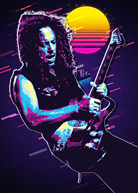Valrie 80s Retro Guitarist