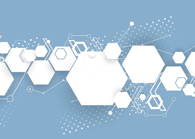 Abstract Hexagon Pattern
