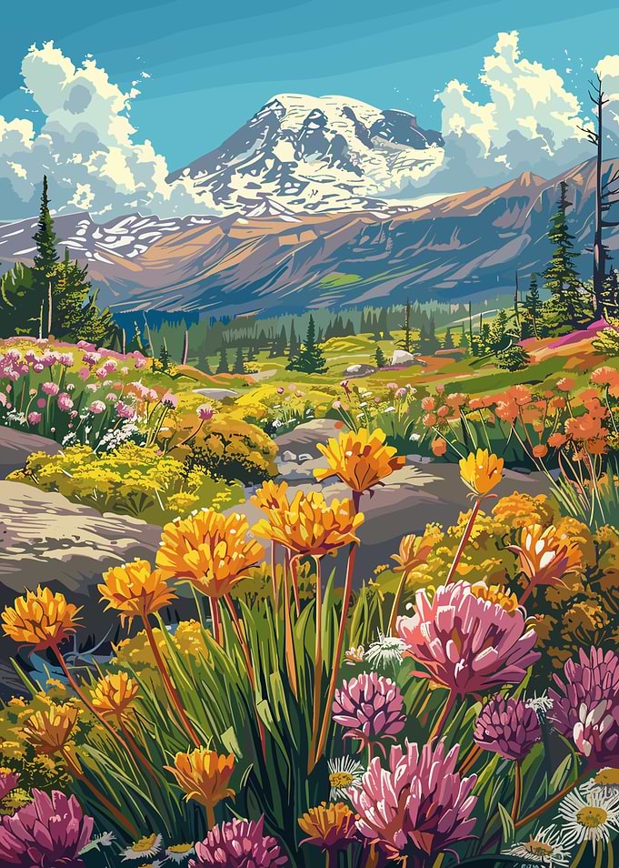 Mount Rainier Wildflowers