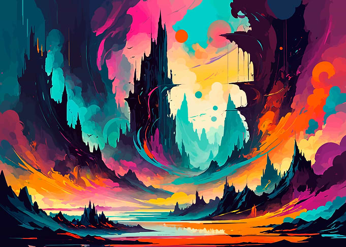 Fantasy Landscape with Castle