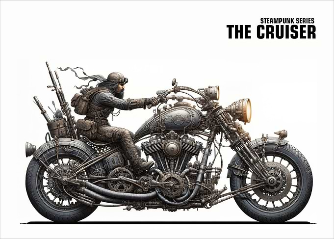 Steampunk Motorcycle