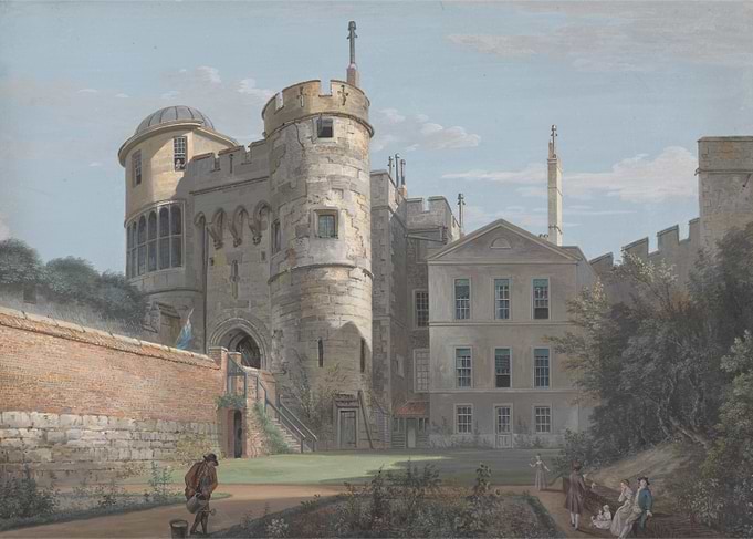 Historic Castle Courtyard