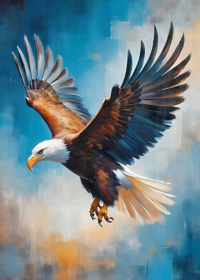 Majestic Eagle in Flight