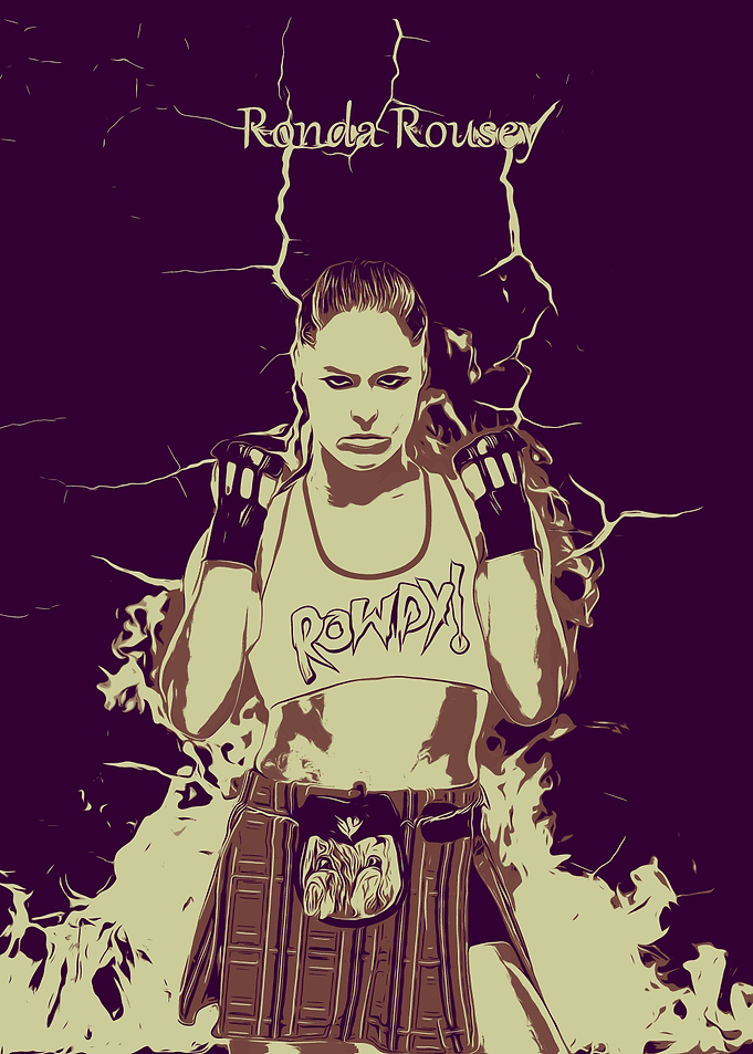 Ronda Rousey MMA Poster