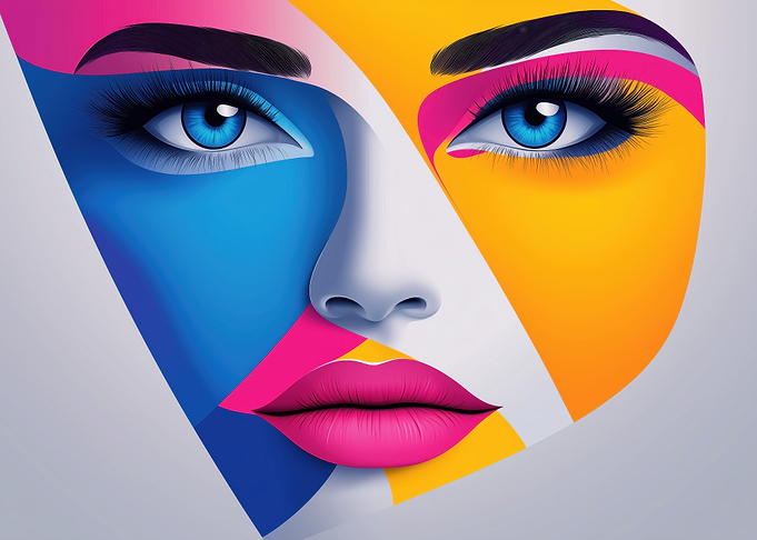 Abstract Woman Face