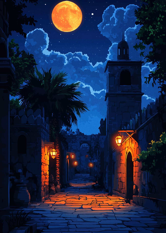 Nighttime Alleyway