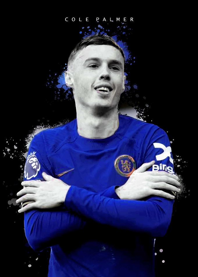 Cole Palmer Chelsea Football Poster