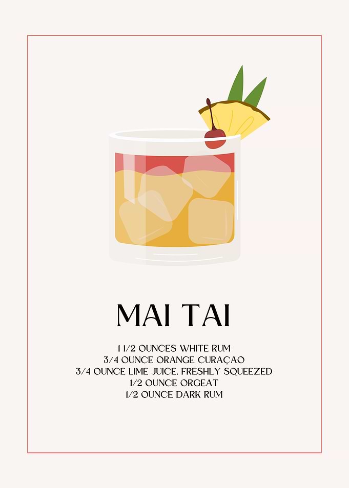 Mai Tai Cocktail Recipe