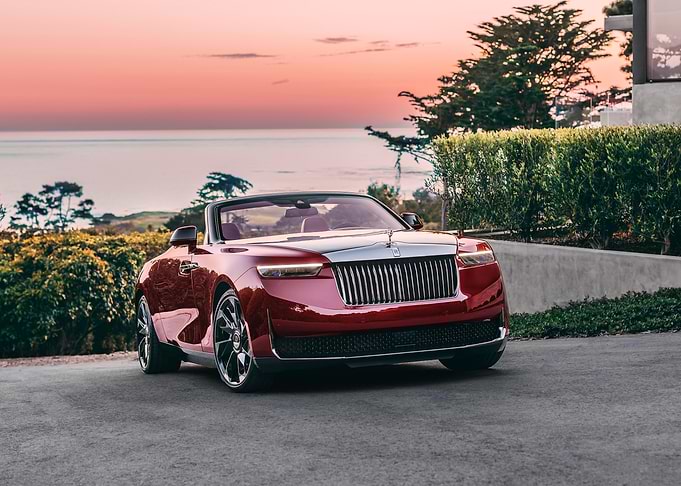Red Rolls Royce Convertible