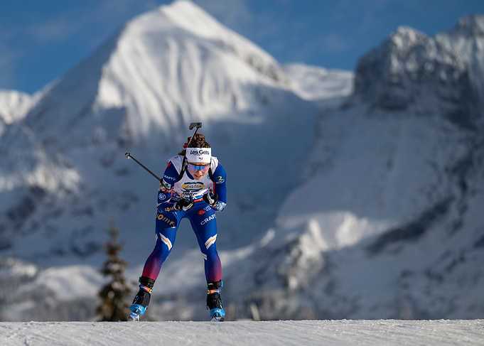 Jeanne RICHARD at the Biathlon World Cup in Le Grand Bornand 2024
