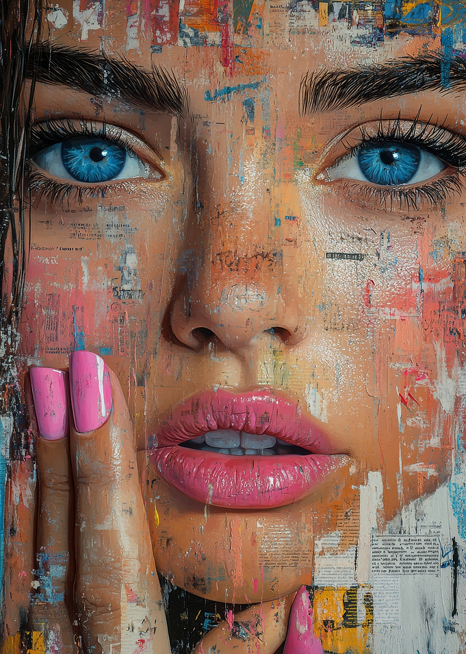 Abstract Woman Portrait