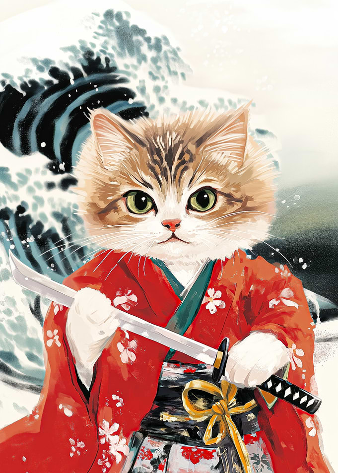 Samurai Cat