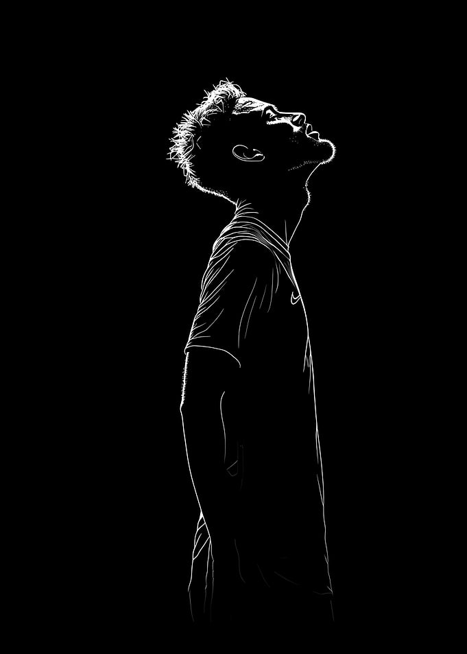 Player Neymar Art