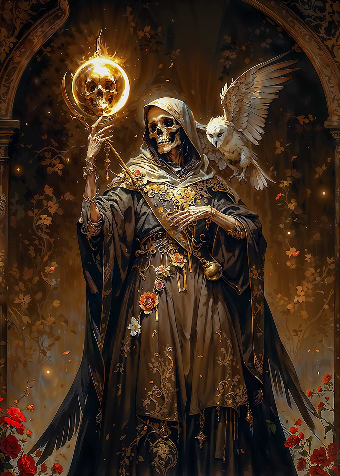 Santa Muerte, Death as a Sorcerer