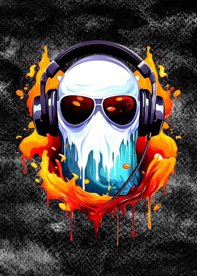 Alien DJ with Headphones