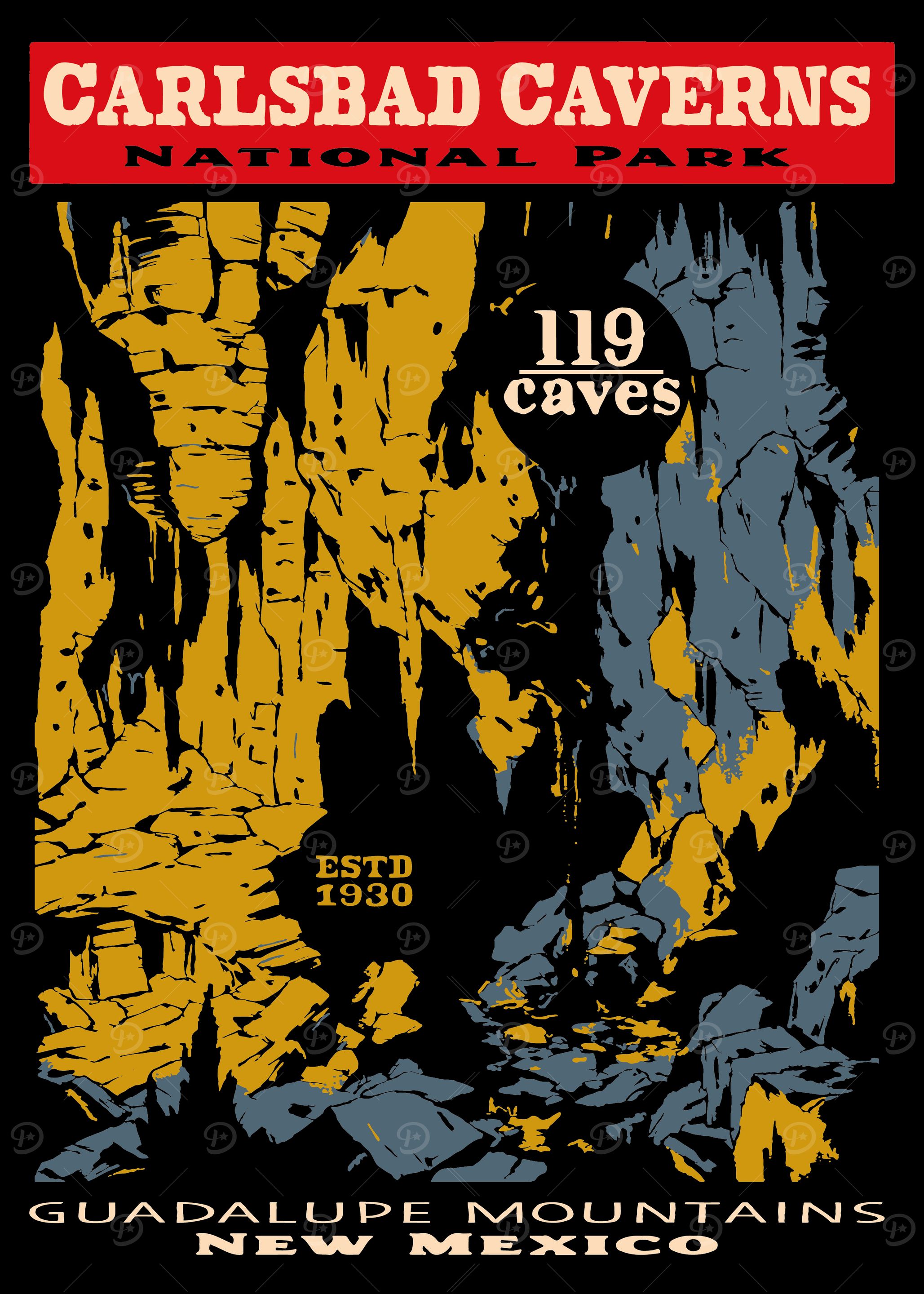 Carlsbad Caverns National Park Poster