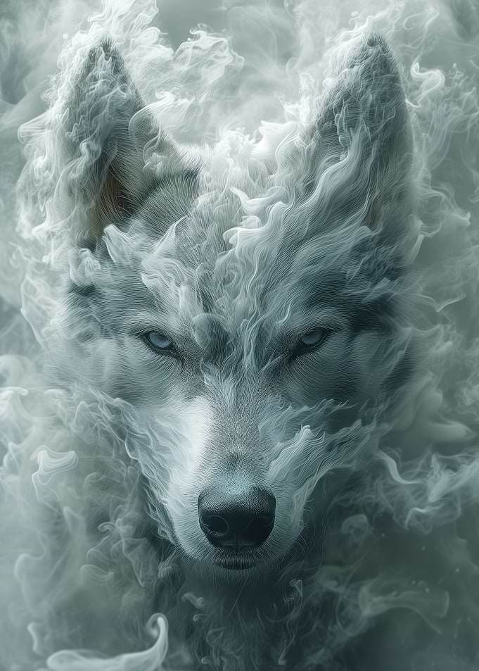 Wolf in Smoke